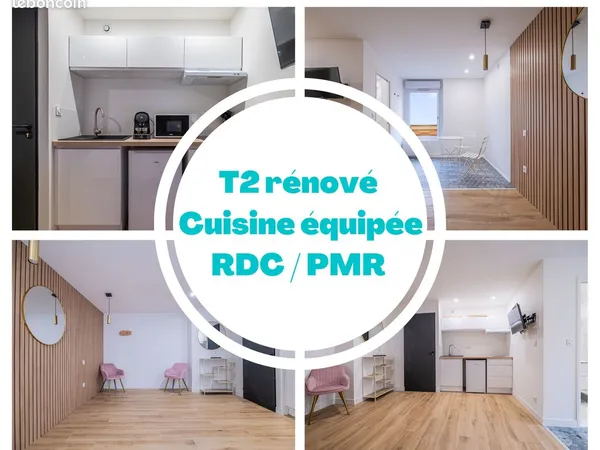✰T2 rénové en RDC - Normes PMR - Hyper centre du Mans - Belles prestations✰