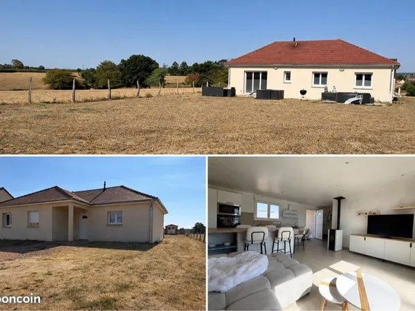 Maison plein pied 90m2 Palinges