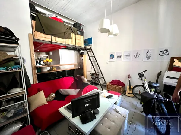 Studio avec mezzanine vendu loué