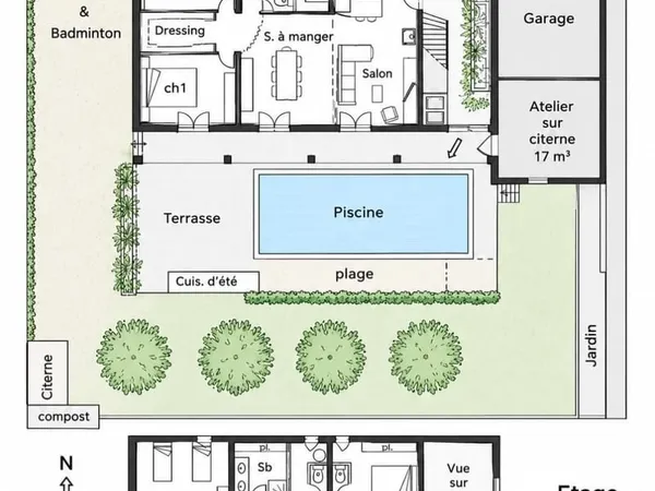 Immeuble de rapport 176 m²