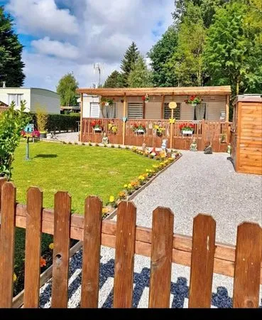 Mobilhome dans camping