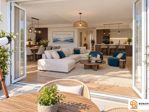 APPARTEMENT LIVRÉ ET VISITABLE — 136 M² — 4 CHAMBRES — TERRASSE DE 22 M² VUE MARINA
