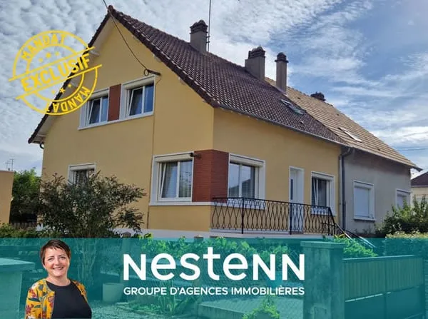 Maison familiale 4 chambres avec jardin, sous-sol et garage - Le Mans Heuzé Saint-Georges