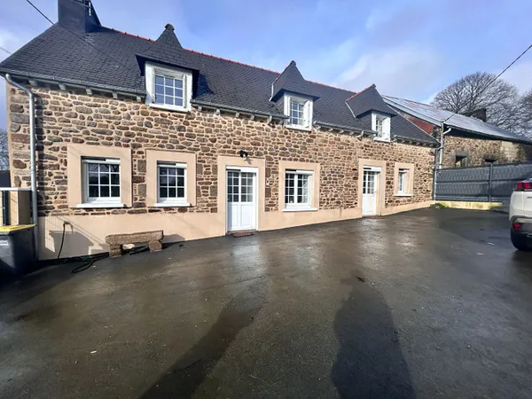 À vendre maison de campagne à Laurenan ? 130 m² ? 3 chambres ? terrain clos 1260 m² ? proche Merdrig