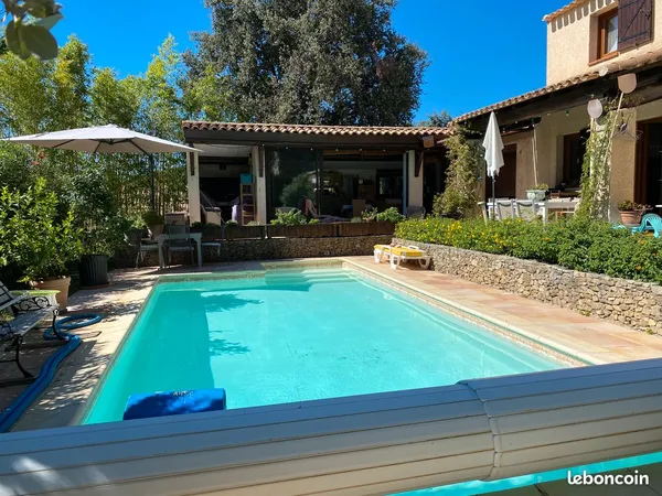 Murviel-lès-Montpellier - Villa 137 m², piscine, studio d'été 25 m2 , terrain arboré de 780 m²
