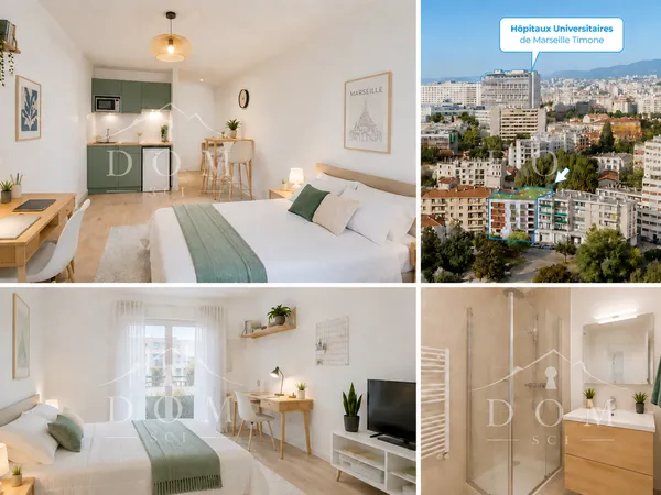 studio neuf meublé 26 m² 13010 Marseille