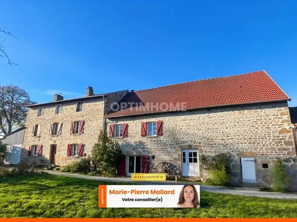 Propriété de 10 pièces à VALLIERES (23)