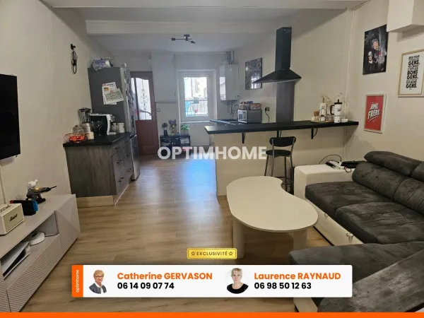 Maison de bourg -88m2 - 3 pièces - petite terrasse - BEAUMONT (63110)
