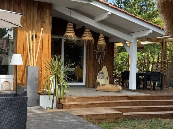 Capbreton, maison meublée avec jardin, Bail mobilité, 20 novembre au 30 avril,