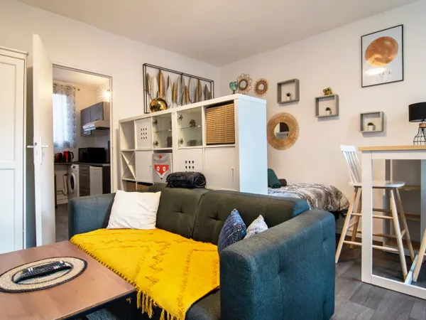 Loue studio meublé 25m² Le Havre - Quartier Danton