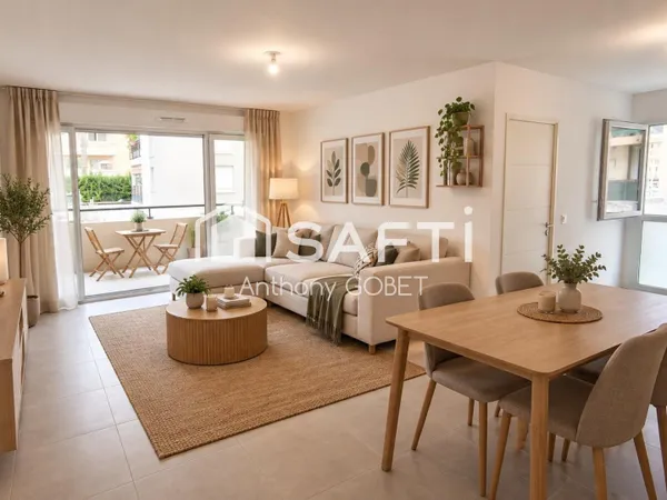 appartement 47m2 + terrasse neuf livré juin 2026