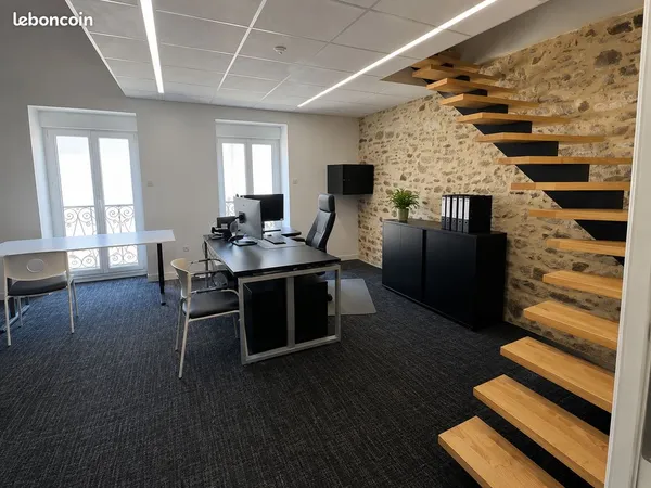 à louer - 2 bureaux professionnels à héric bourg