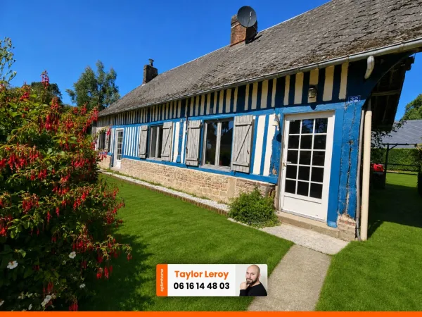 🏡 LONGÈRE EN COLOMBAGE AU CALME, PROCHE DE SAINT-LAURENT-EN-CAUX 🌿