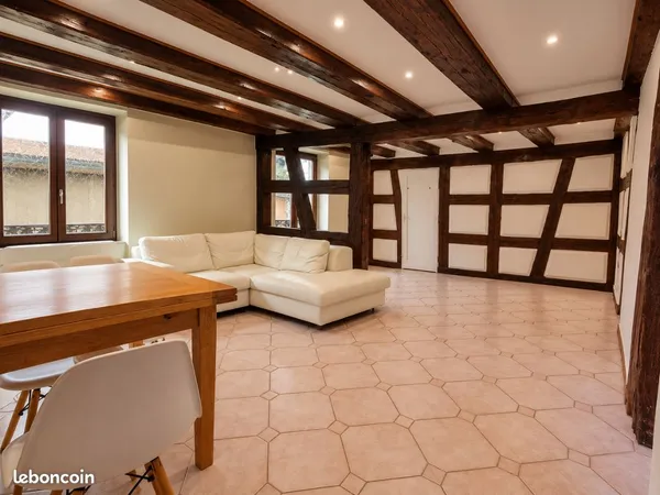 🏡 LOCATION MEUBLÉE - DUPLEX 90 m² - BISCHOFFSHEIM 880 + 50 de charges / mois