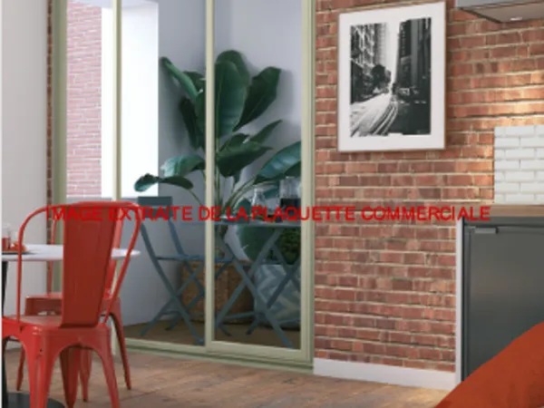 Studio 1 pièce 22 m²