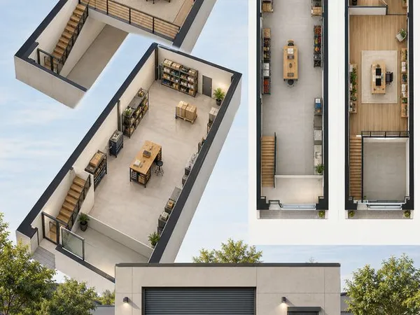 CESSION DROIT AU BAIL - LOCAL PROFESSIONNEL 123 m² AVEC MEZZANINE - SIGNES