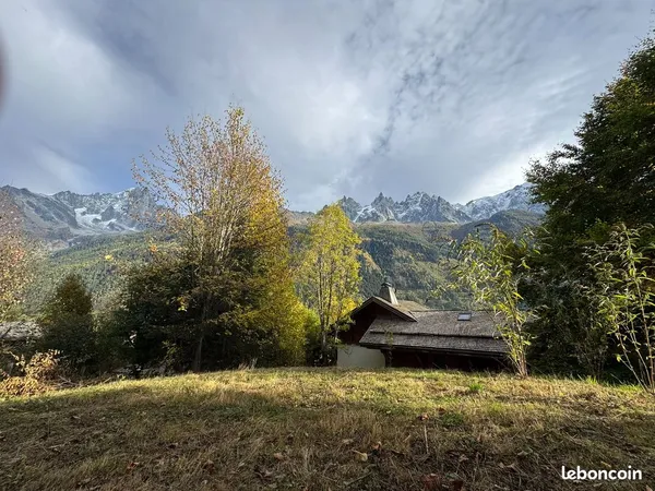 Chamonix - Terrain plein sud, vue Mont-Blanc, 513 m²