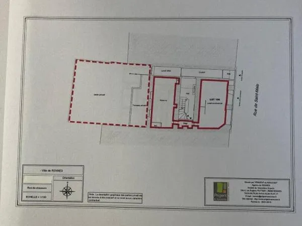 Bureaux 57 m²