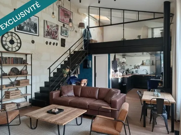 Quartier Saint Seurin/ Fondaudège T2 loft avec Jardin sans vis a vis