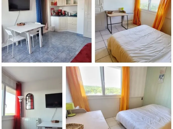 Saint-Jean-de-Monts - T2 bord de mer 🏖️, vue forêt, plage et base nautique au pied de l'immeuble