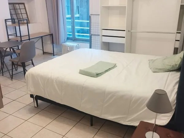 Studio meublé 450e chauffage compris