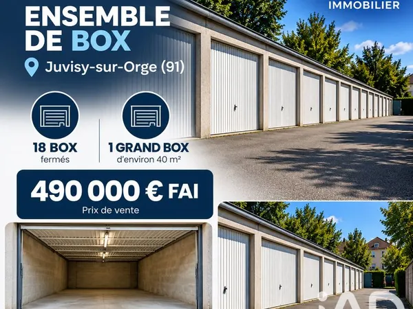 Parking/box 265 m² Juvisy-sur-Orge