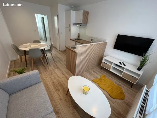 T2 rénové à neuf & meublé - Plein centre ville