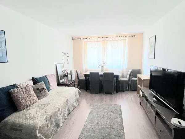 A vendre bel appartement transversant 3 pieces de 57,77 m2 plus loggia, parking exterieur et cave - 
