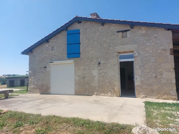 Maison de campagne T4 avec jardin et abri à MIRADOUX