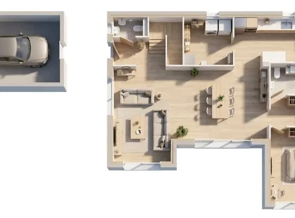 Maison neuve 5 pièces 129 m²