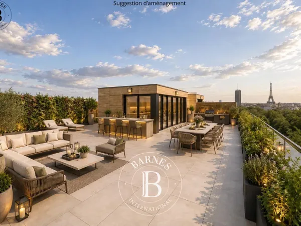 Rooftop d'exception avec terrasse 6 pièces / Neuilly-sur-Seine