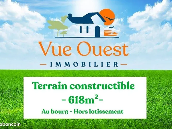 Terrain 618 m² Sainte-Hélène