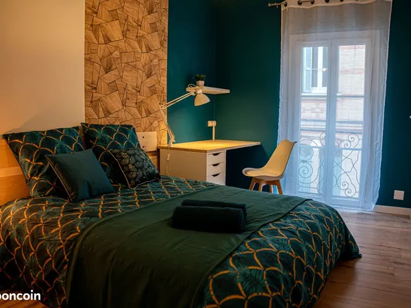 ✨ Chambre meublée - Maison de ville 120 m² (Quartier Villebourbon / Gare) ✨