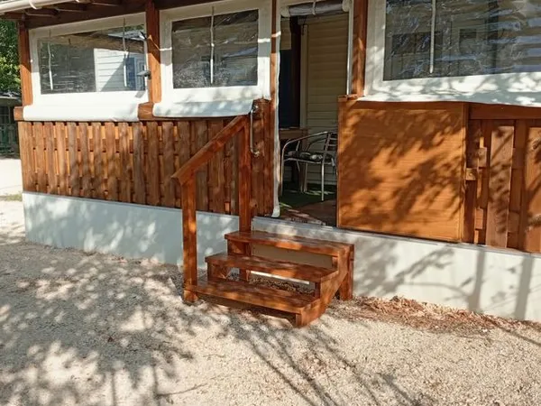 Vends terrain avec mobil home