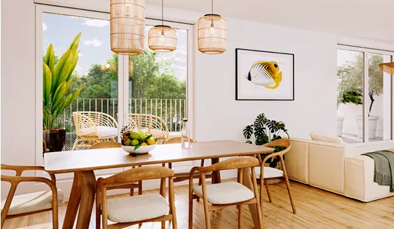 Studio 1 pièce 31 m²
