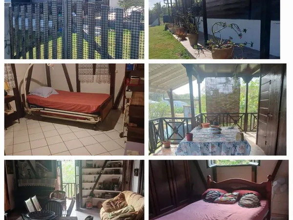 Maison en bois avec jardin - À 3 min à pied de la mer - Marie-Galante