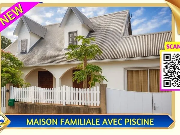 MAISON FAMILIALE AVEC PISCINE À SAINT-ANDRÉ