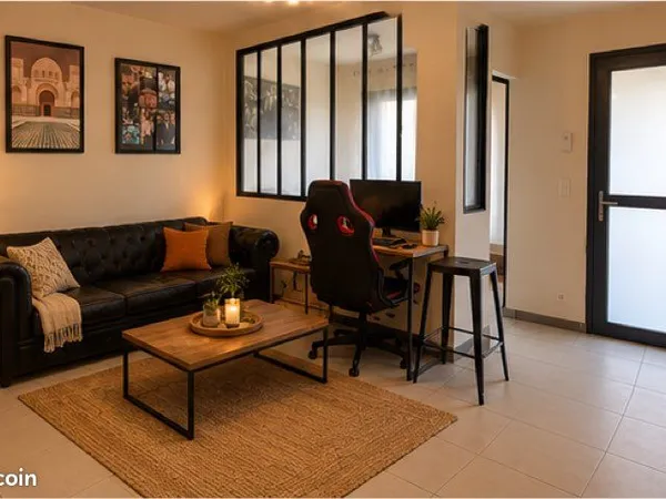 T2 meublé 37 m² - Parking - Oinville-sur-Montcient