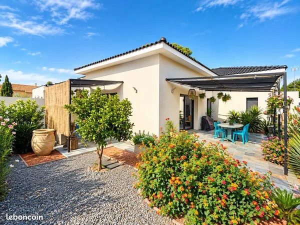 Villa contemporaine T4 de plain-pied - 114 m² - Terrain 470 m² - Pomérols