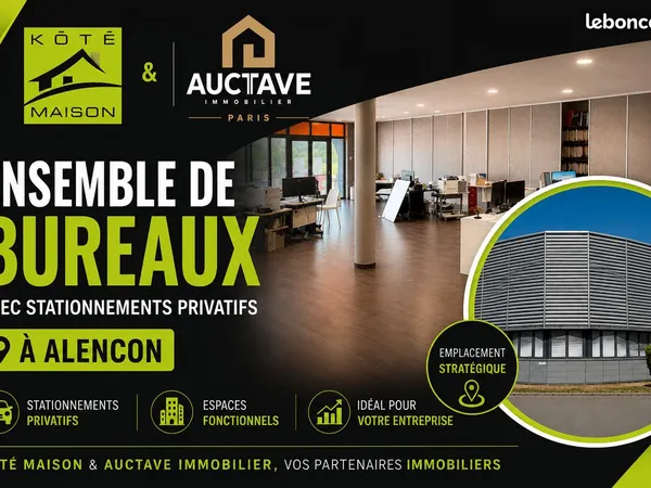 Bureaux 253 m² ALENCON