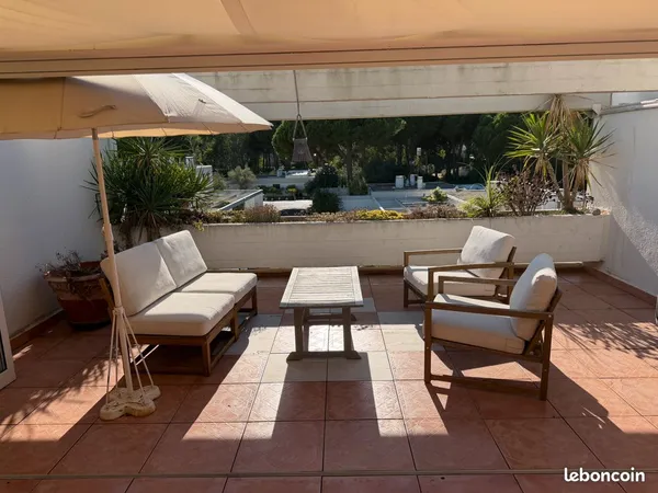 Vends villa de charme - vue pinède - 60m2 - plage à 5mn à pied