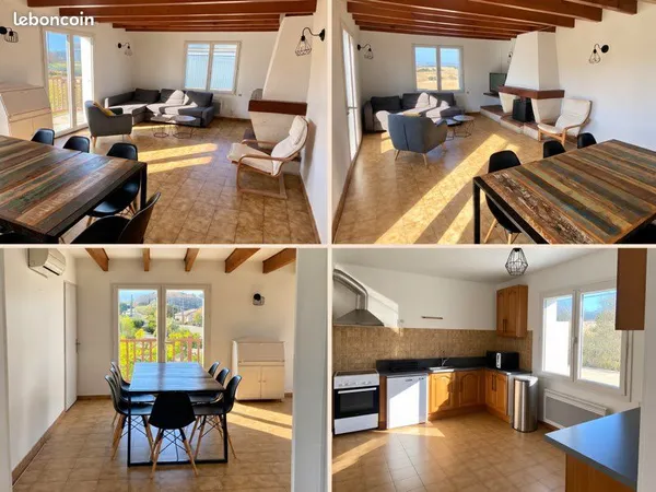 Appartement 120 m² - 3 chambres + local pro en option - Puycasquier