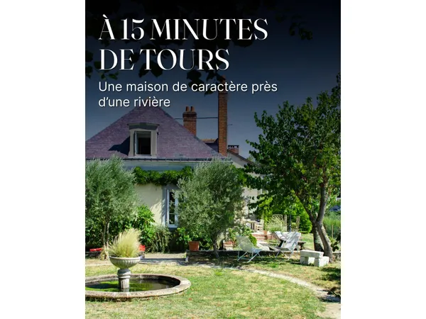 Maison de charme en bord du Cher - Véretz, à 15 min de Tours