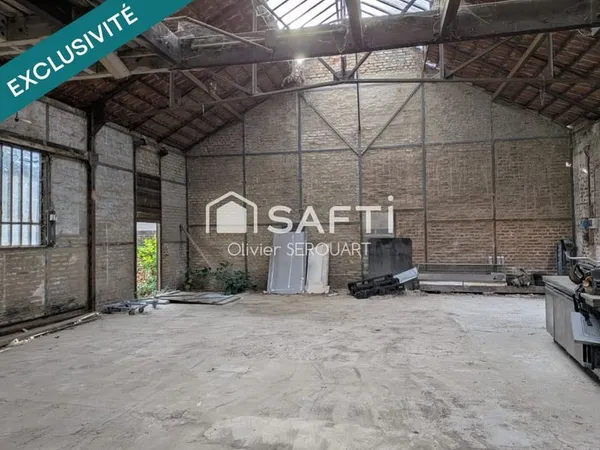 GARAGE 130 M²  15 PLACES  FORT POTENTIEL / PROJET LOFT