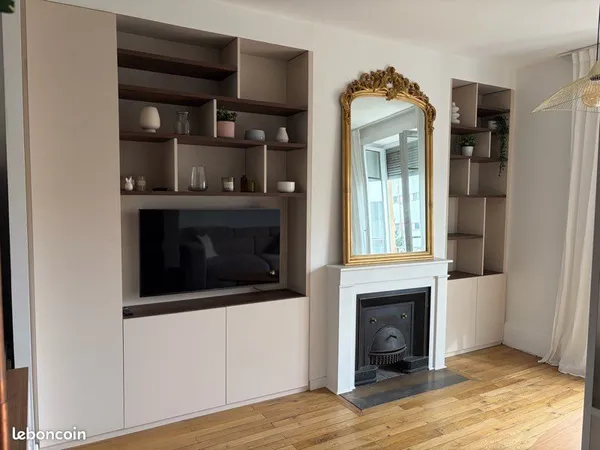 Appartement 2 pièces meublé de 45m2 - Entièrement renové