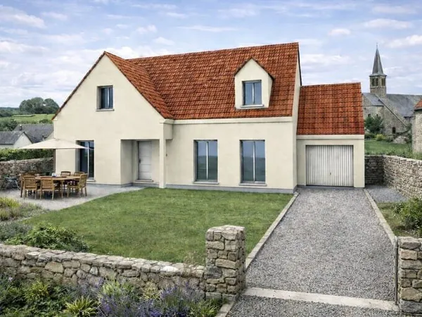 Projet de construction d'une maison 120.92 m² avec terrain à MEZY-SUR-SEINE (78)
