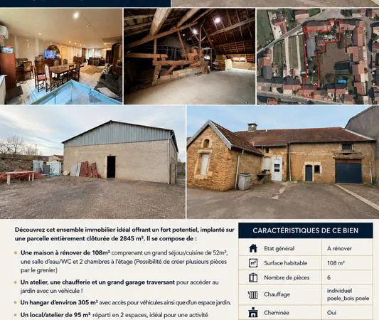 Maison + Hangar