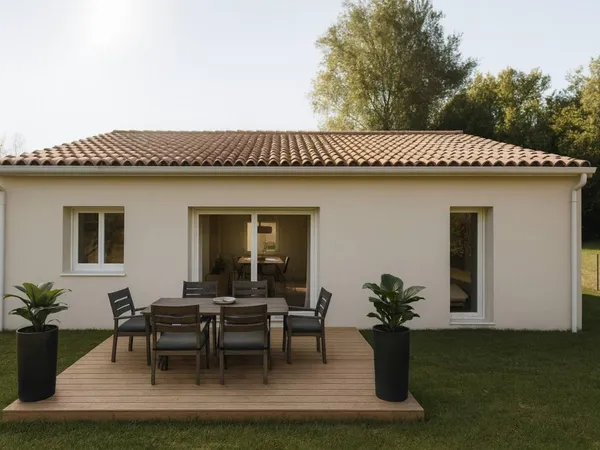Terrain + maison 70 m²