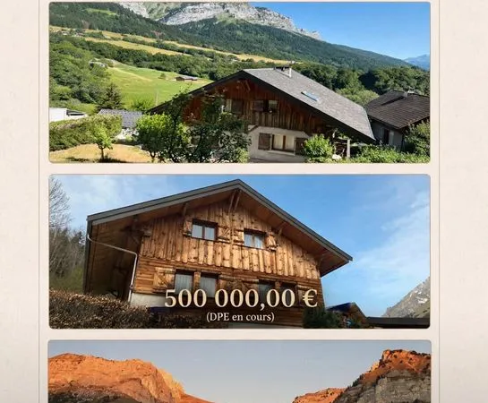 Vend Chalet Montmin