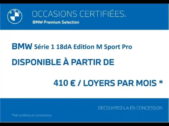 Bmw Serie 1 série 1 118da 150ch edition m sport pro — photo 5